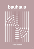 plakat: bauhaus #2 - light rose-bauhaus-A1two3