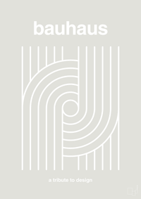 plakat: bauhaus #2 - painters white-bauhaus-A1two3