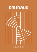 plakat: bauhaus #2 - rumba orange-bauhaus-A1two3