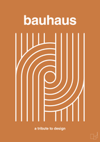 plakat: bauhaus #2 - rumba orange-bauhaus-A1two3