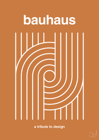 plakat: bauhaus #2 - rumba orange-bauhaus-A1two3