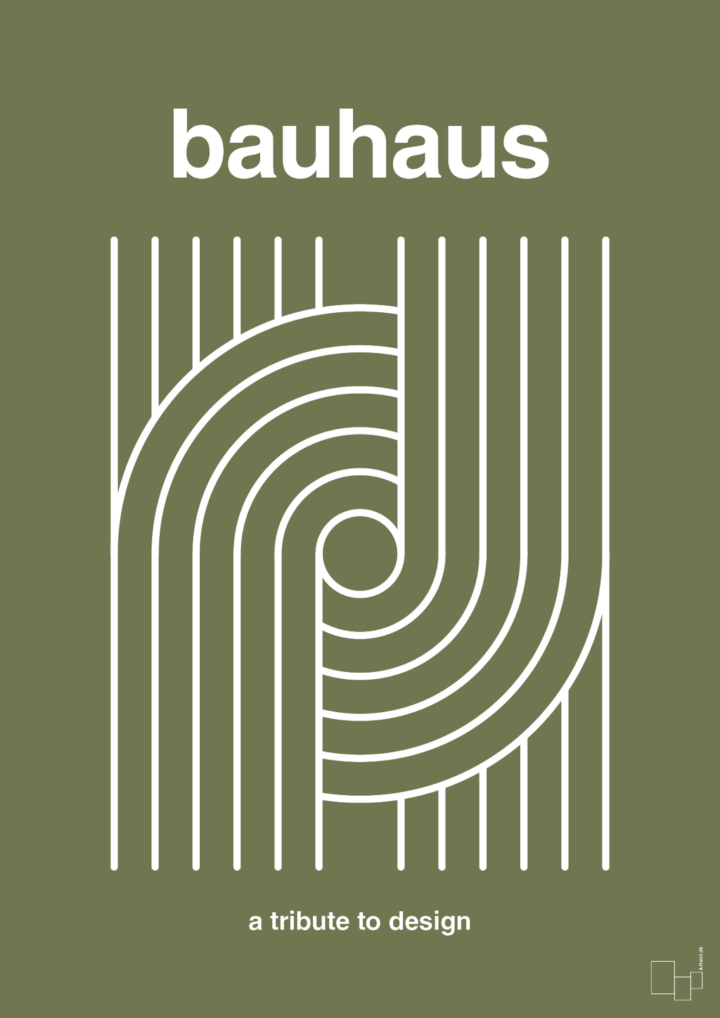 plakat: bauhaus #2 - secret meadow-bauhaus-A1two3