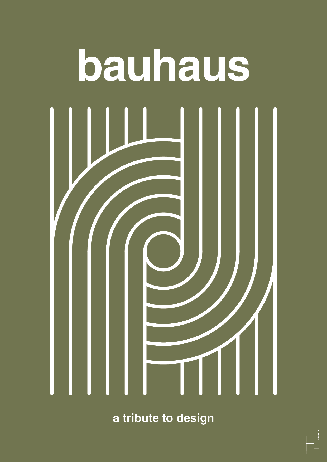 plakat: bauhaus #2 - secret meadow-bauhaus-A1two3