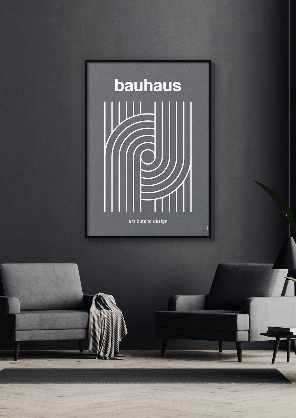 plakat: bauhaus #2 - plum-bauhaus-A1two3