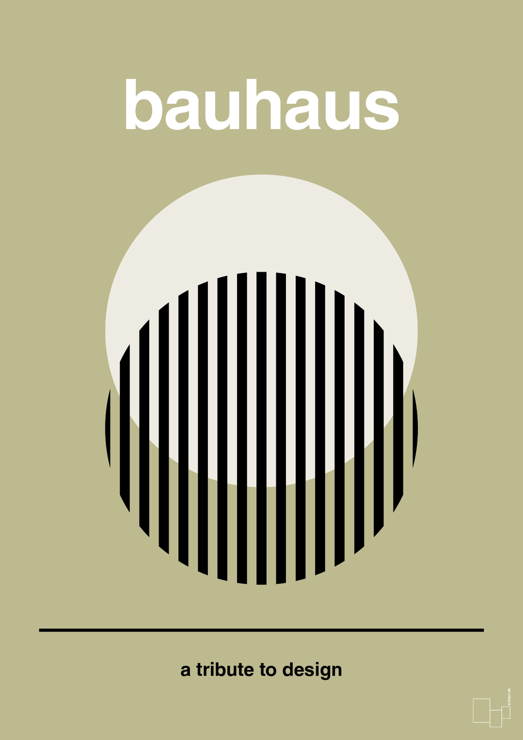 plakat: bauhaus #3 - back to nature-bauhaus-A1two3