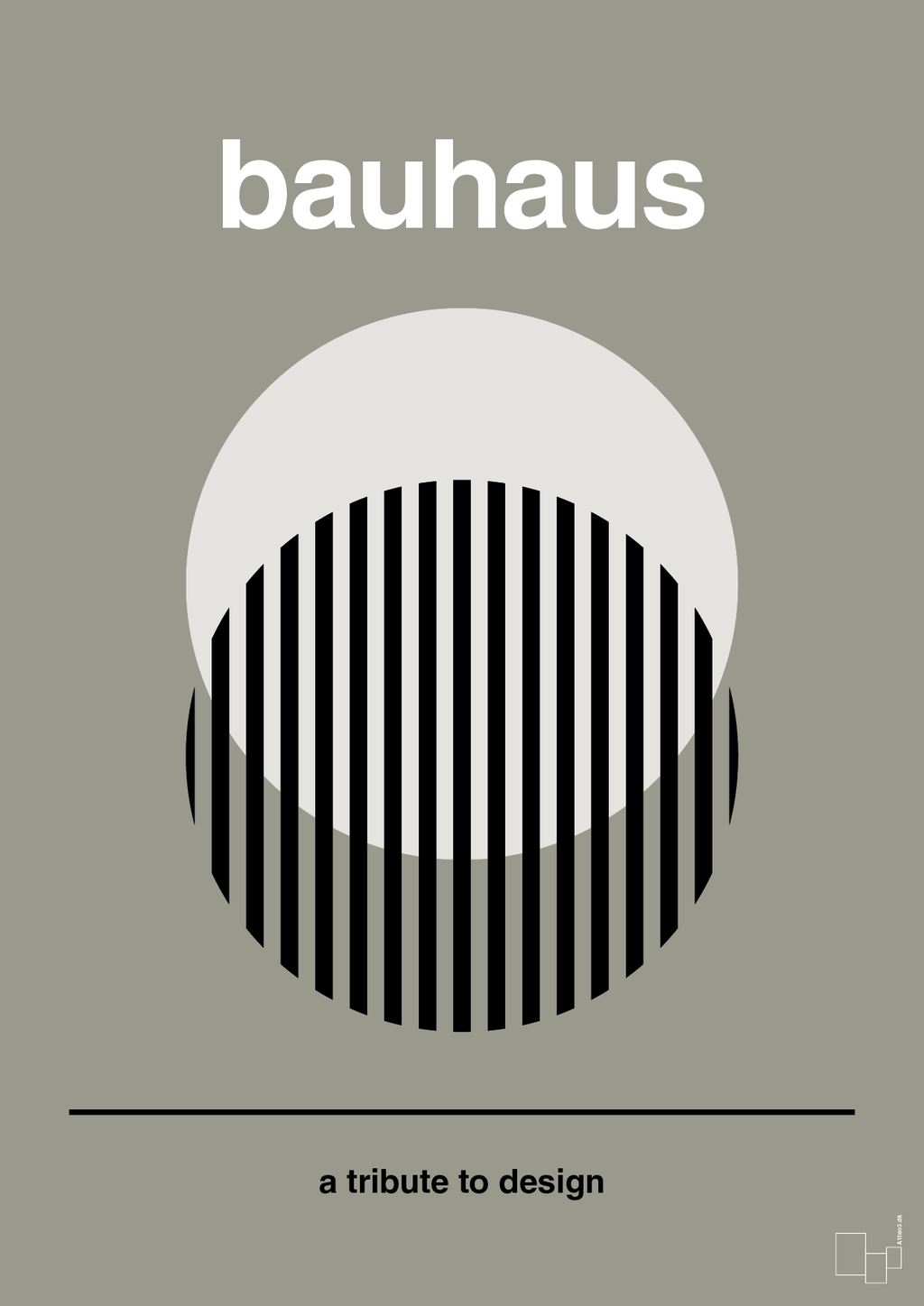 plakat: bauhaus #3 - battleship gray-bauhaus-A1two3