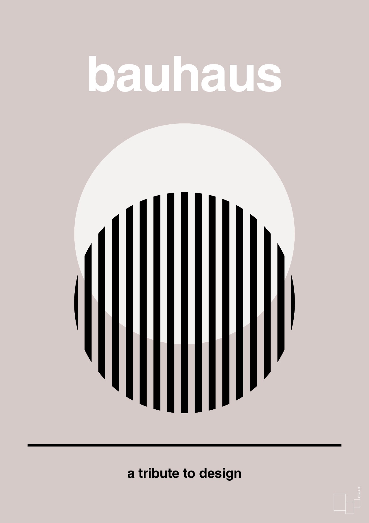 plakat: bauhaus #3 - broken beige-bauhaus-A1two3