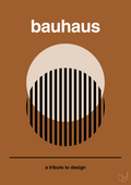 plakat: bauhaus #3 - cognac-bauhaus-A1two3