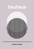 plakat: bauhaus #3 - dusty lilac-bauhaus-A1two3