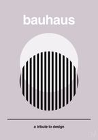 plakat: bauhaus #3 - dusty lilac-bauhaus-A1two3