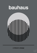 plakat: bauhaus #3 - graphic charcoal-bauhaus-A1two3