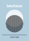 plakat: bauhaus #3 - heavenly blue-bauhaus-A1two3