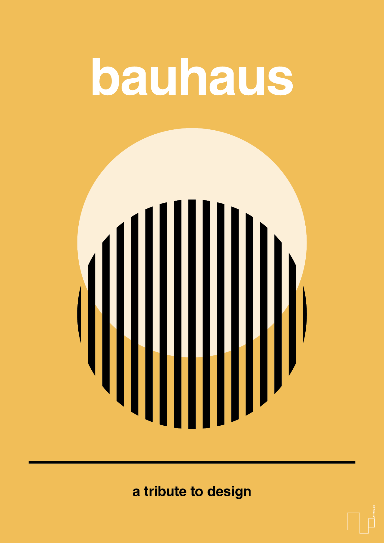 plakat: bauhaus #3 - honeycomb-bauhaus-A1two3