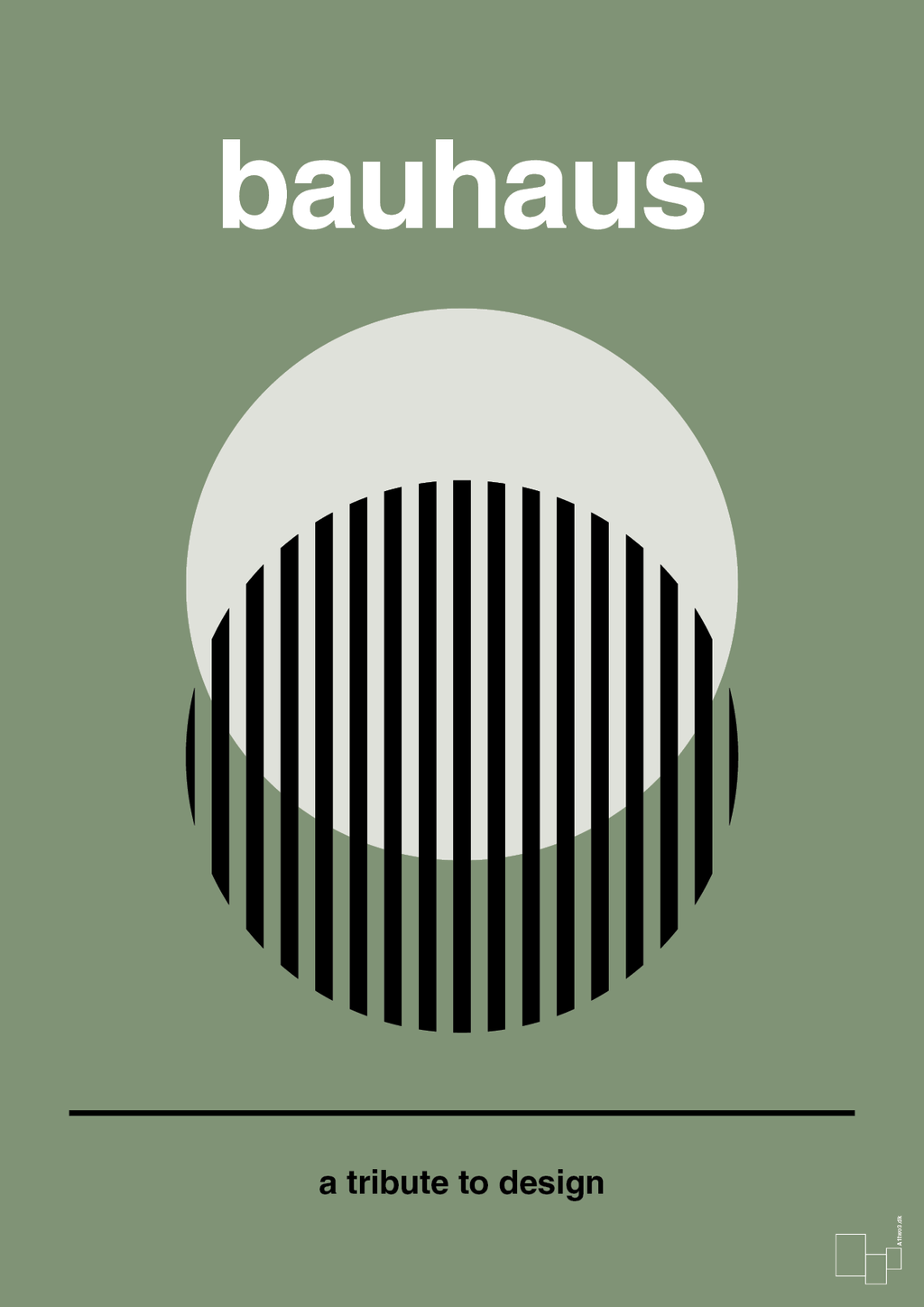 plakat: bauhaus #3 - jade-bauhaus-A1two3