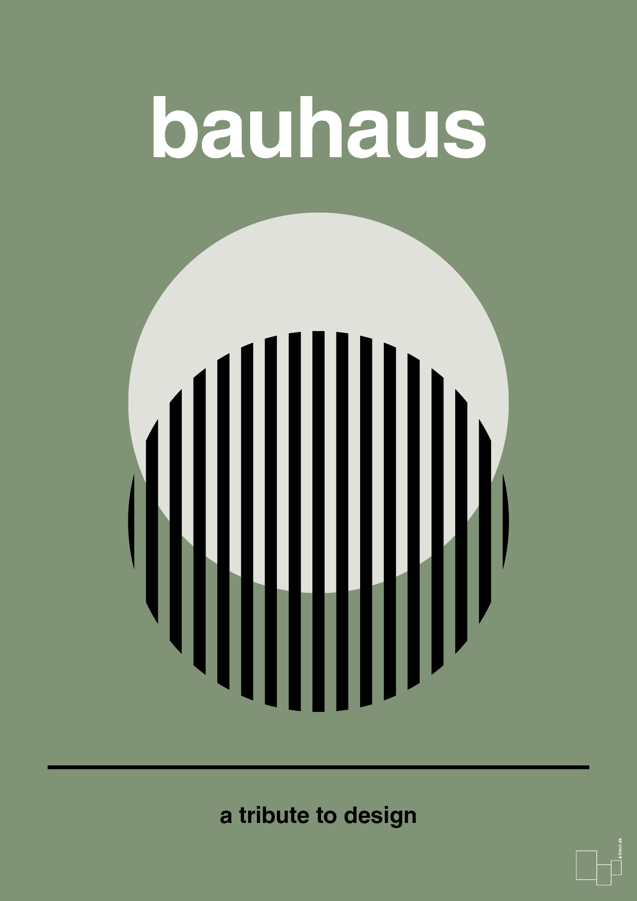 plakat: bauhaus #3 - jade-bauhaus-A1two3