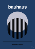 plakat: bauhaus #3 - lapis blue-bauhaus-A1two3
