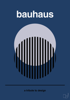 plakat: bauhaus #3 - lapis blue-bauhaus-A1two3
