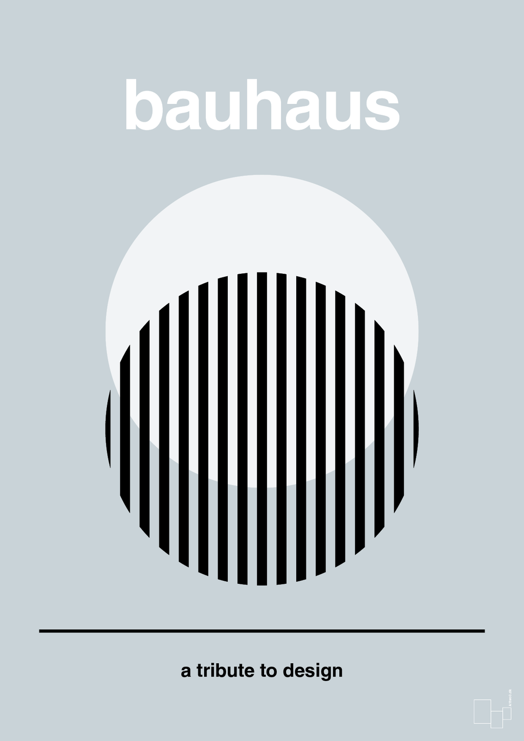 plakat: bauhaus #3 - light drizzle-bauhaus-A1two3