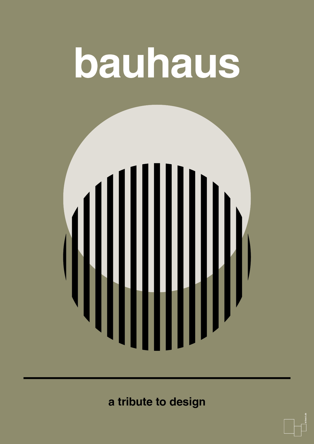 plakat: bauhaus #3 - misty forrest-bauhaus-A1two3