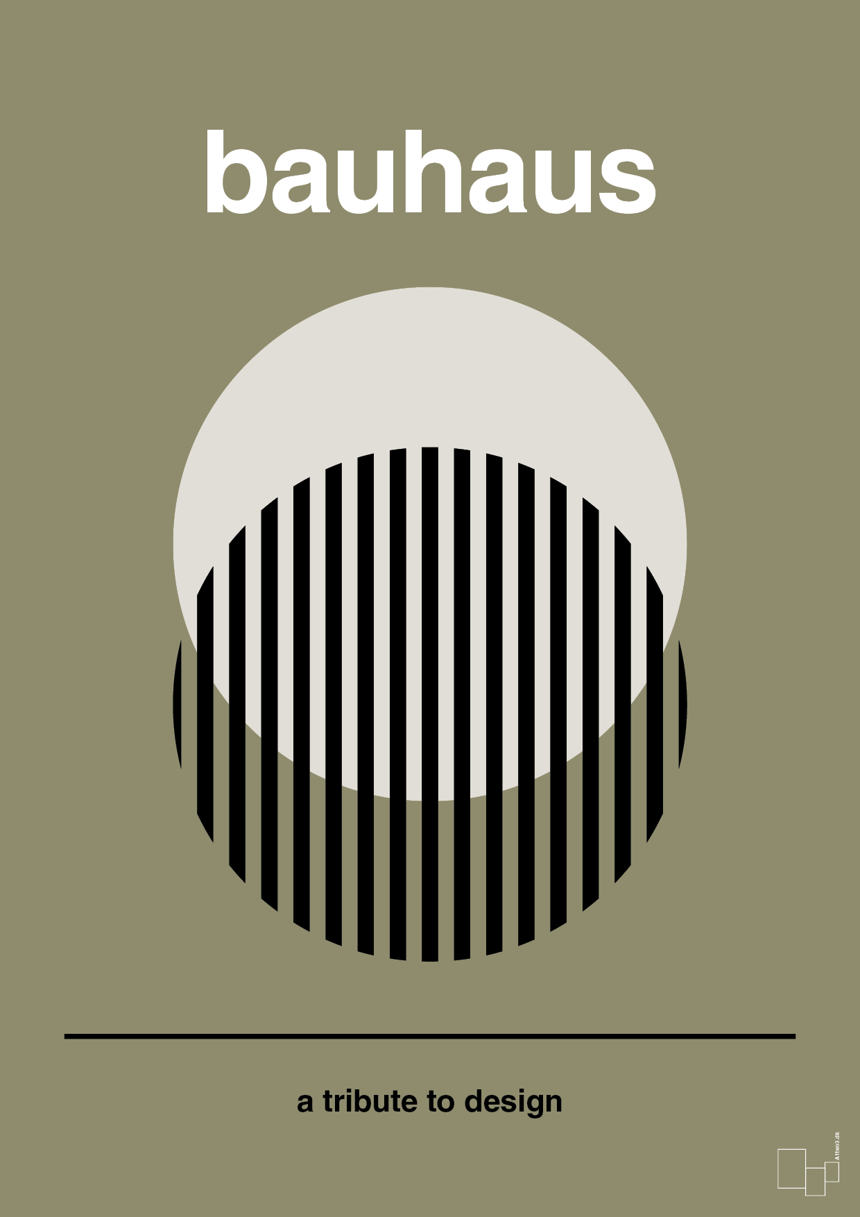 plakat: bauhaus #3 - misty forrest-bauhaus-A1two3