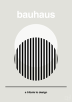 plakat: bauhaus #3 - painters white-bauhaus-A1two3