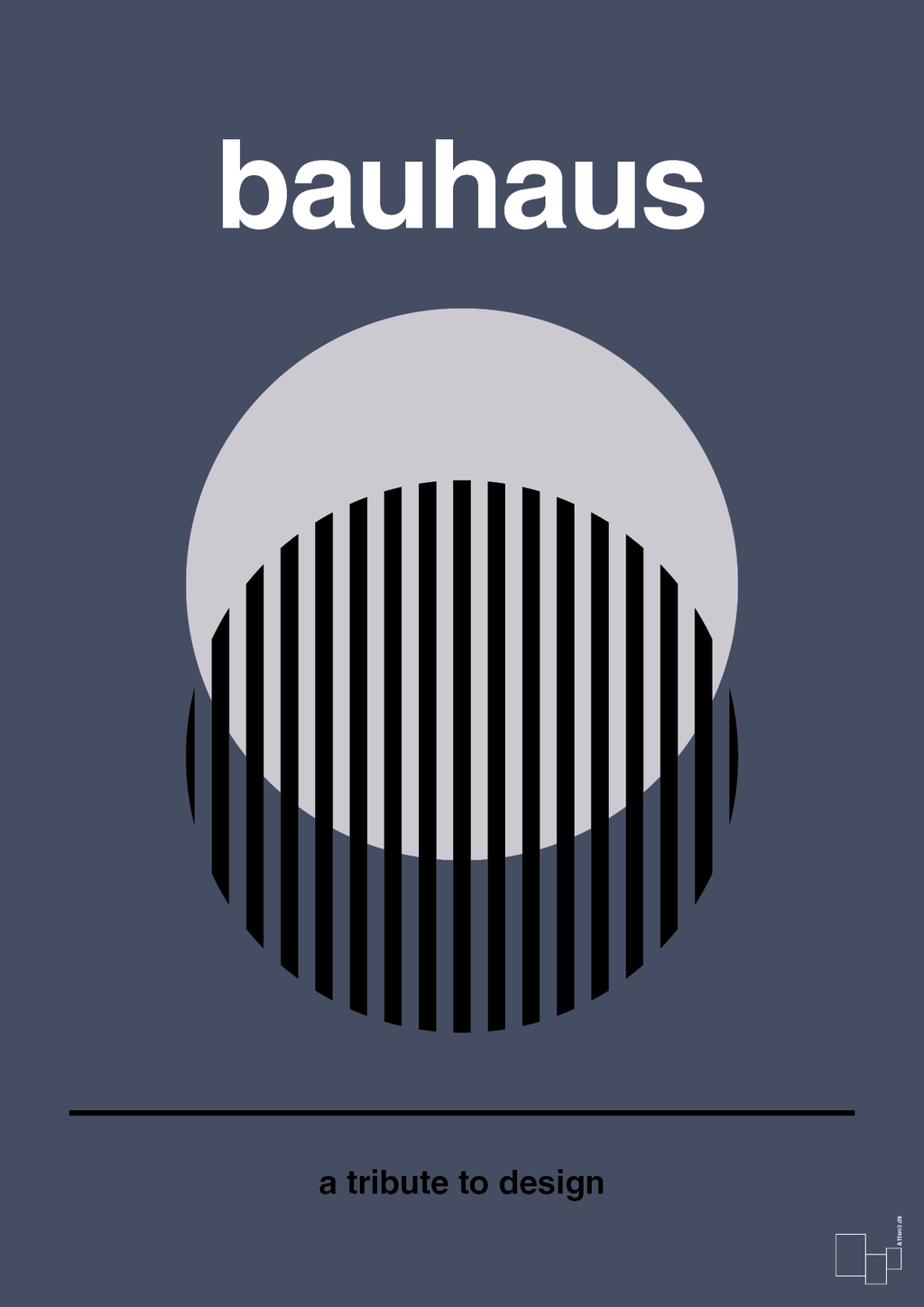 plakat: bauhaus #3 - petrol-bauhaus-A1two3