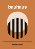 plakat: bauhaus #3 - rumba orange-bauhaus-A1two3