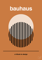 plakat: bauhaus #3 - rumba orange-bauhaus-A1two3