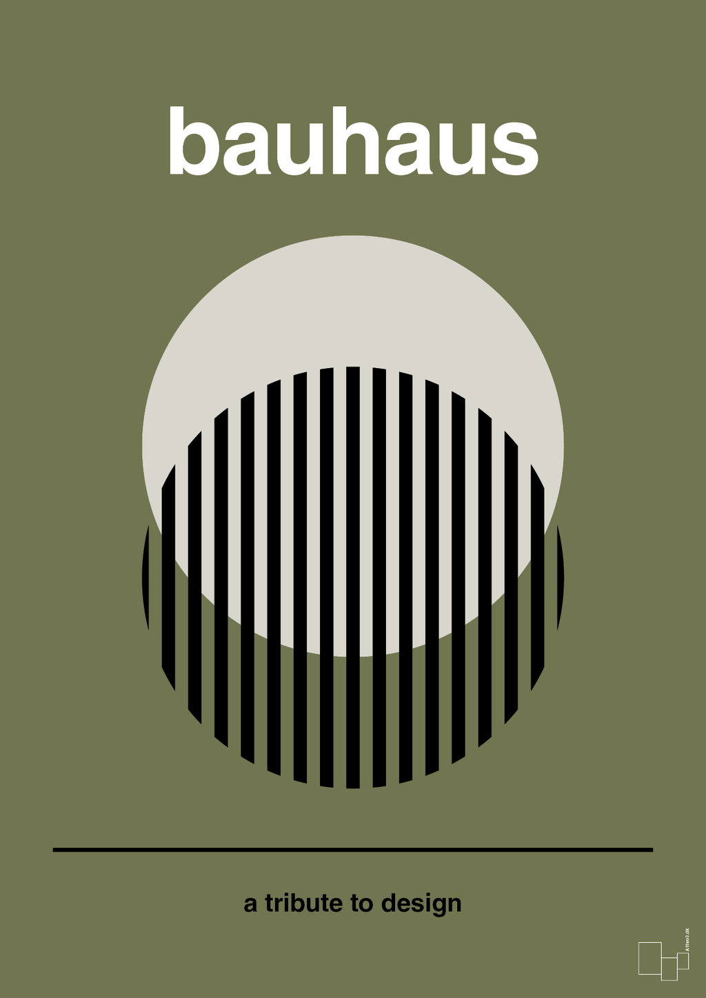plakat: bauhaus #3 - secret meadow-bauhaus-A1two3