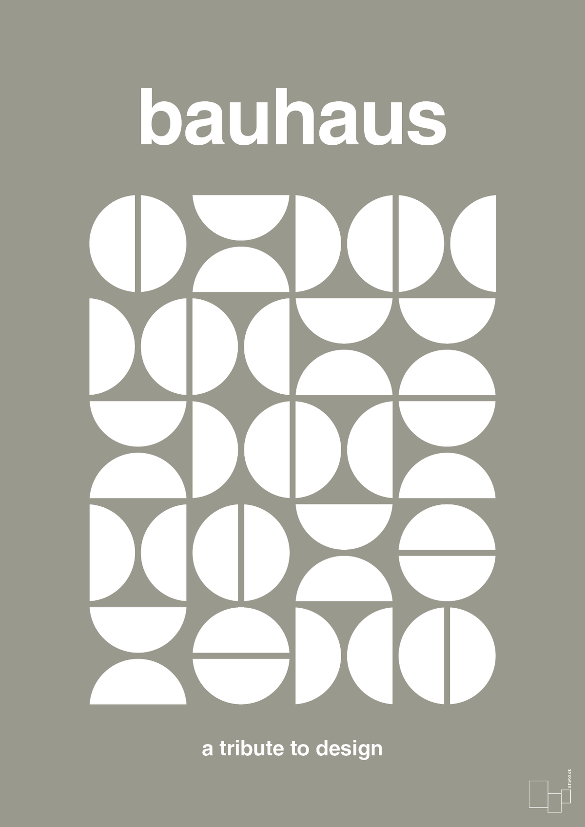plakat: bauhaus #4 - battleship gray-bauhaus-A1two3