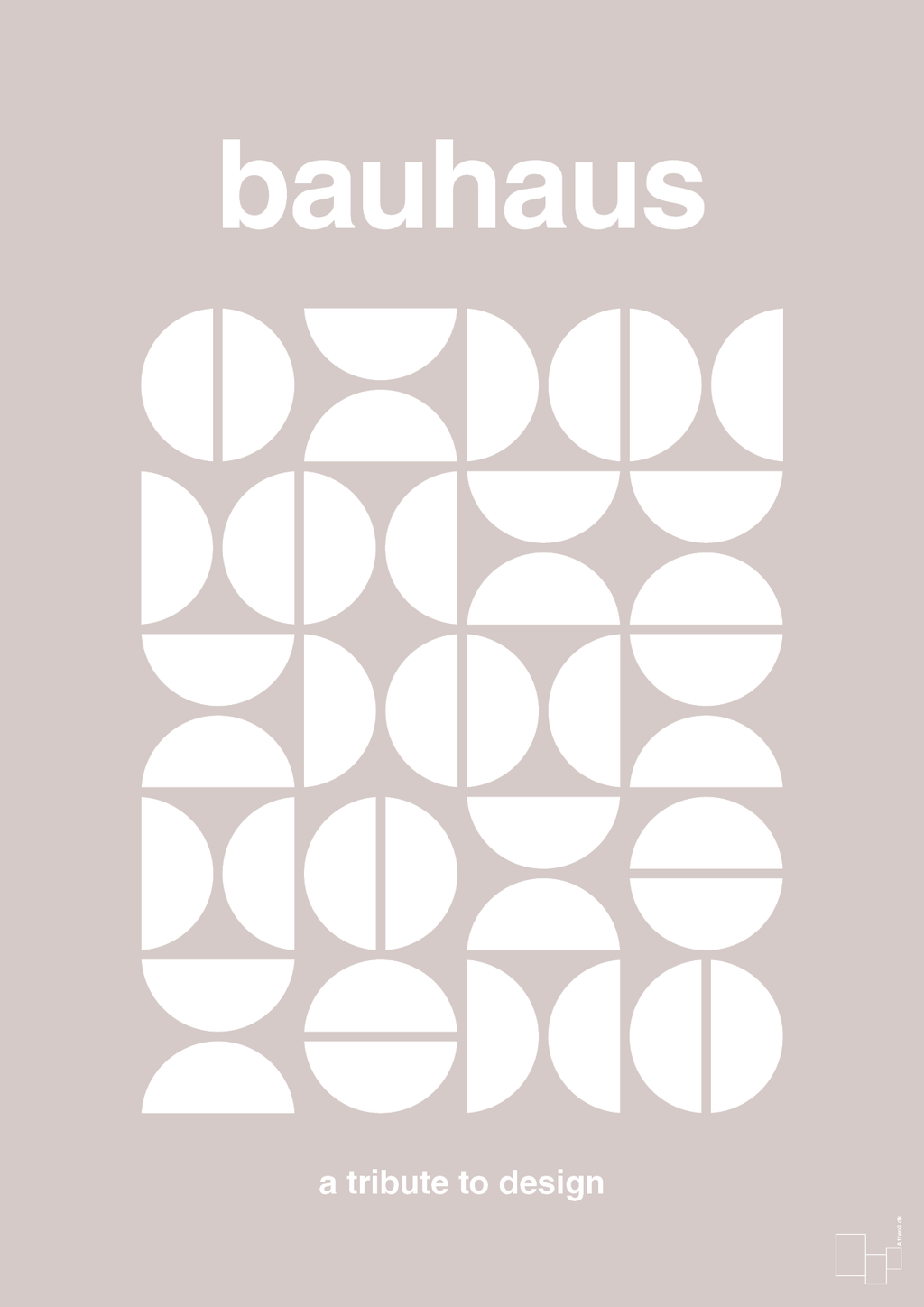 plakat: bauhaus #4 - broken beige-bauhaus-A1two3