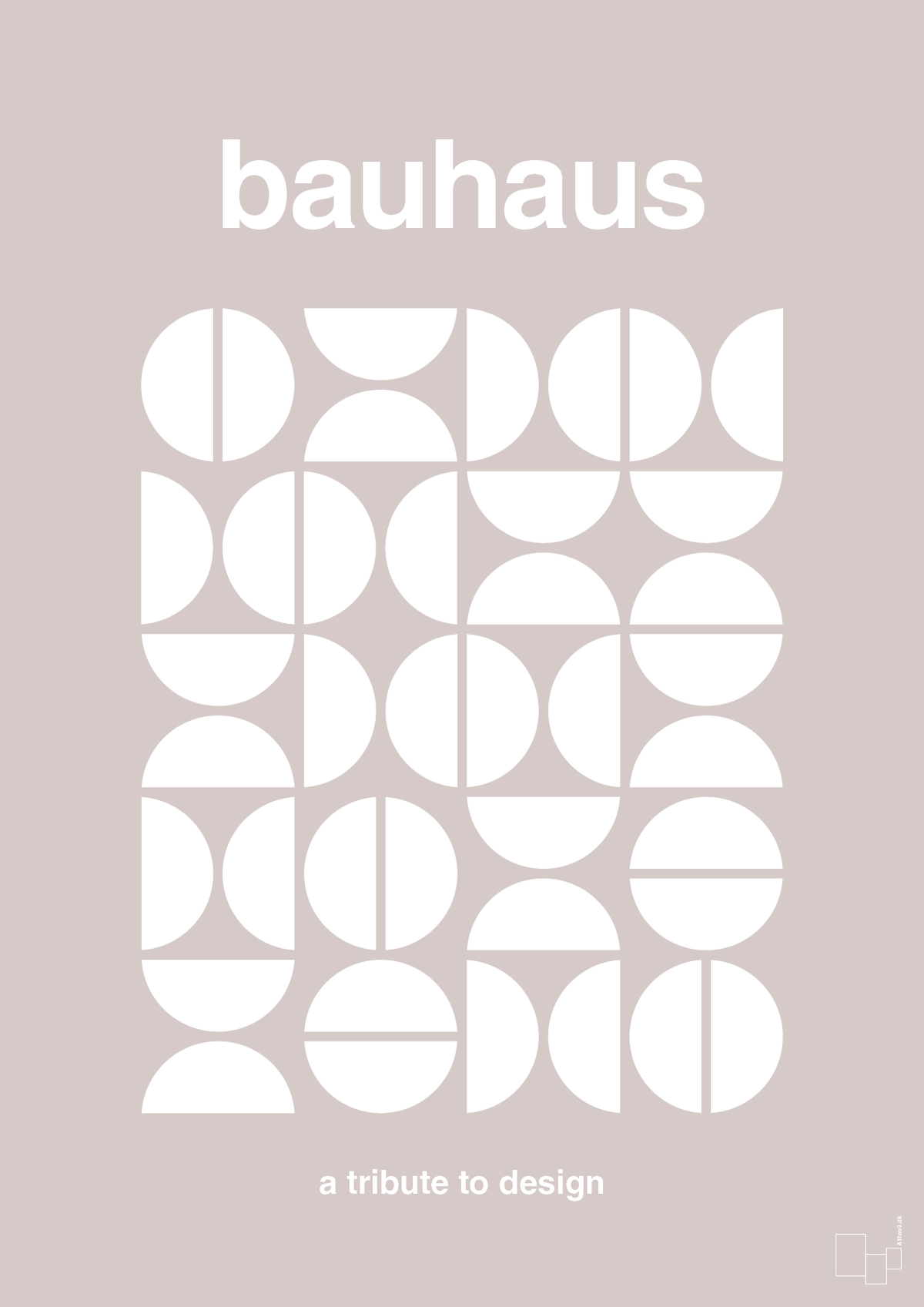 plakat: bauhaus #4 - broken beige-bauhaus-A1two3
