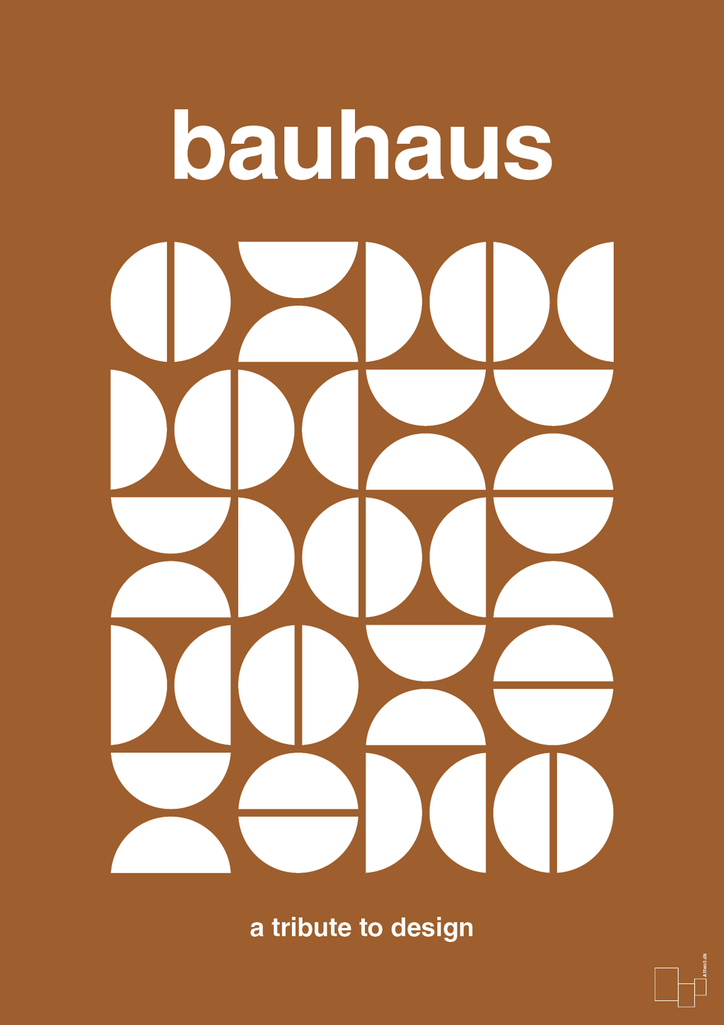 plakat: bauhaus #4 - cognac-bauhaus-A1two3