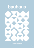 plakat: bauhaus #4 - heavenly blue-bauhaus-A1two3