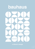 plakat: bauhaus #4 - heavenly blue-bauhaus-A1two3