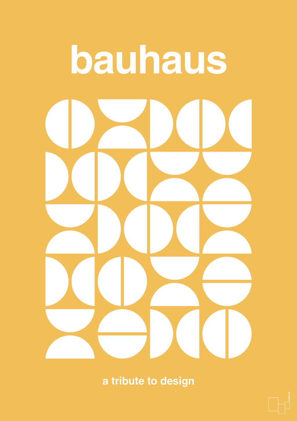 plakat: bauhaus #4 - honeycomb-bauhaus-A1two3