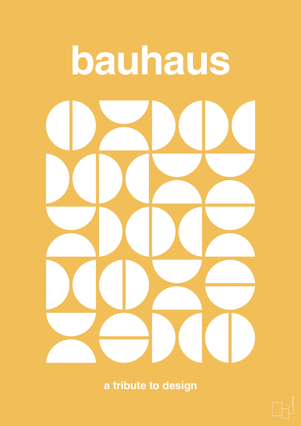 plakat: bauhaus #4 - honeycomb-bauhaus-A1two3