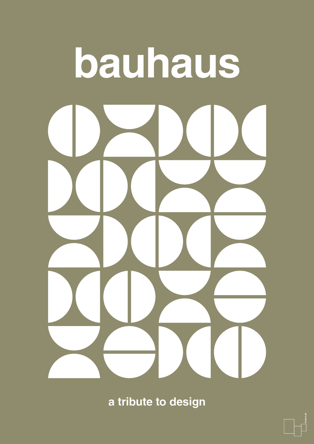 plakat: bauhaus #4 - misty forrest-bauhaus-A1two3
