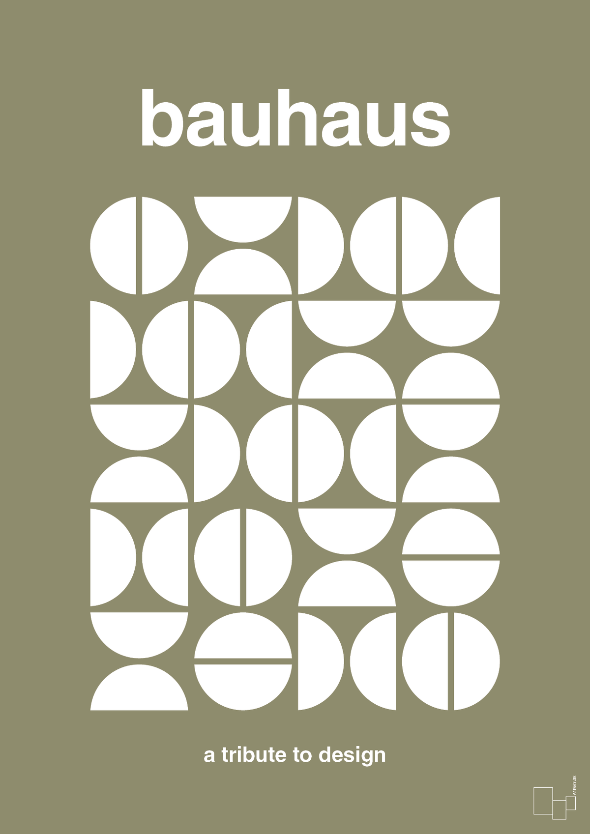 plakat: bauhaus #4 - misty forrest-bauhaus-A1two3