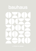 plakat: bauhaus #4 - painters white-bauhaus-A1two3