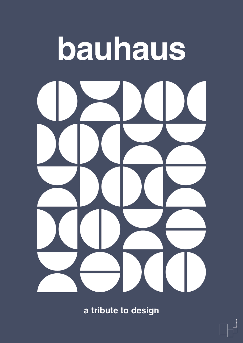 plakat: bauhaus #4 - petrol-bauhaus-A1two3