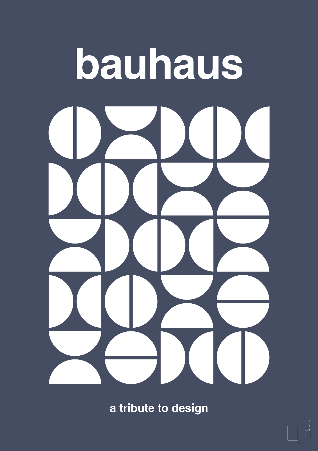 plakat: bauhaus #4 - petrol-bauhaus-A1two3