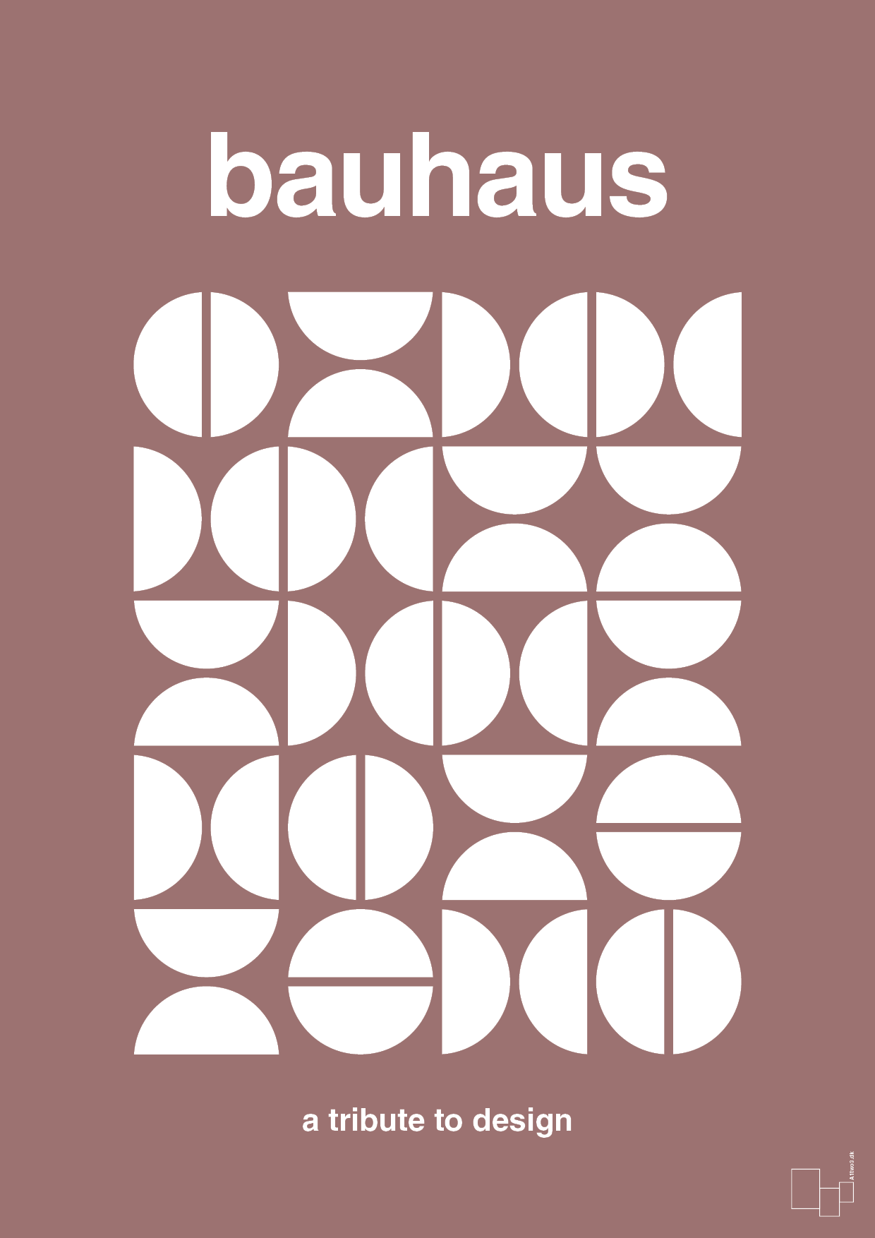 plakat: bauhaus #4 - plum-bauhaus-A1two3
