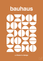plakat: bauhaus #4 - rumba orange-bauhaus-A1two3