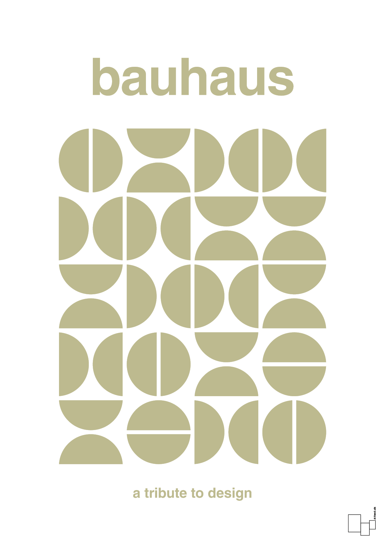 plakat: bauhaus #5 - back to nature-bauhaus-A1two3