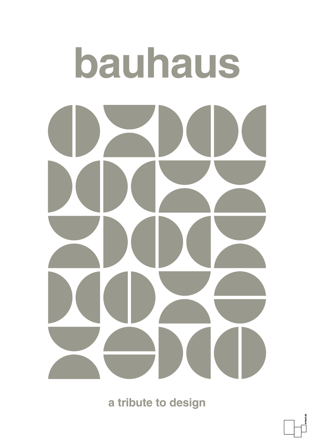 plakat: bauhaus #5 - battleship gray-bauhaus-A1two3