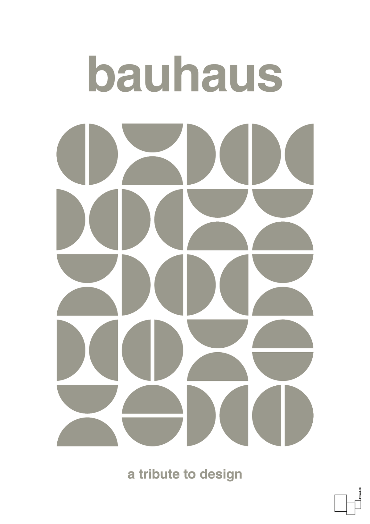 plakat: bauhaus #5 - battleship gray-bauhaus-A1two3
