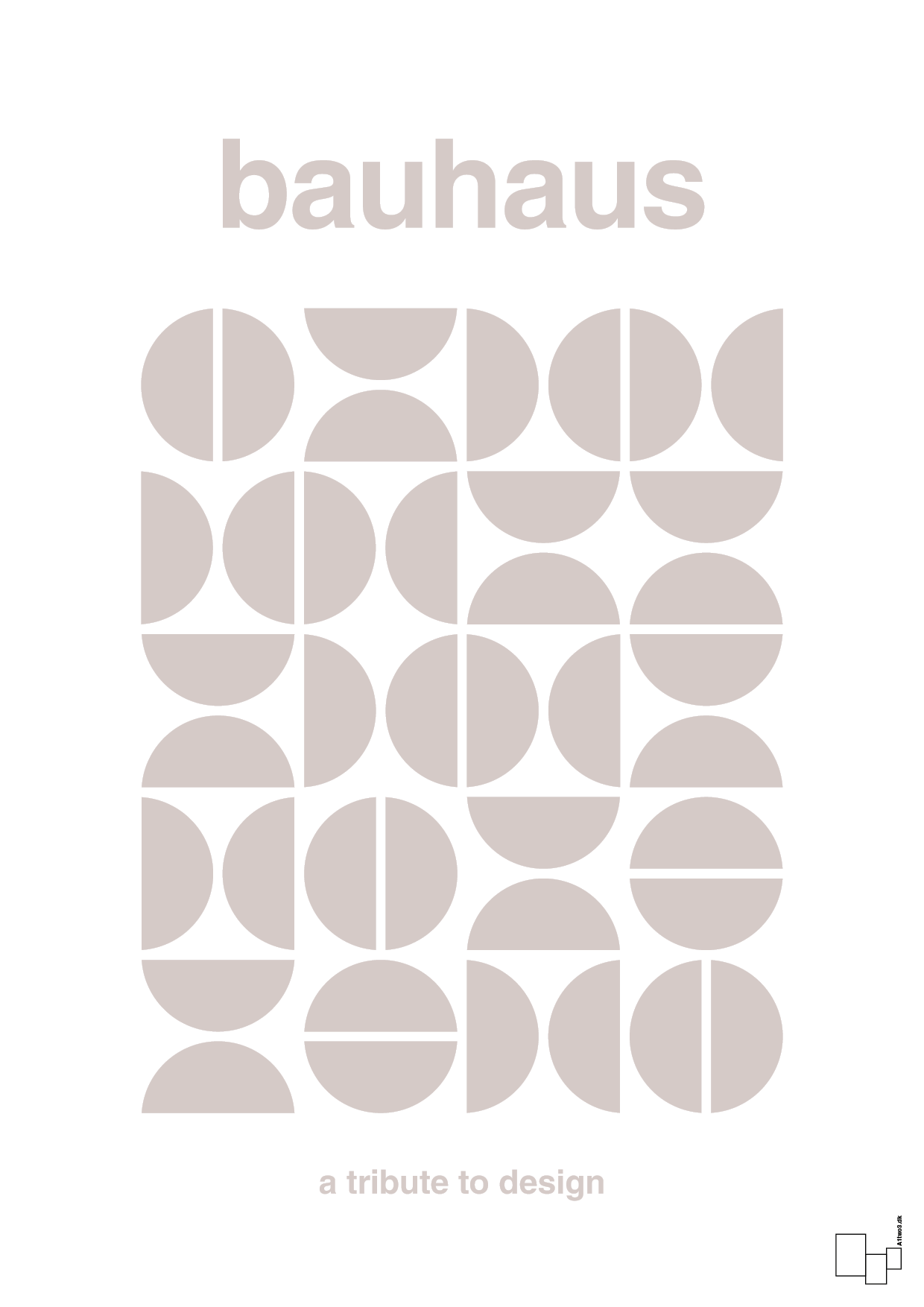 plakat: bauhaus #5 - broken beige-bauhaus-A1two3