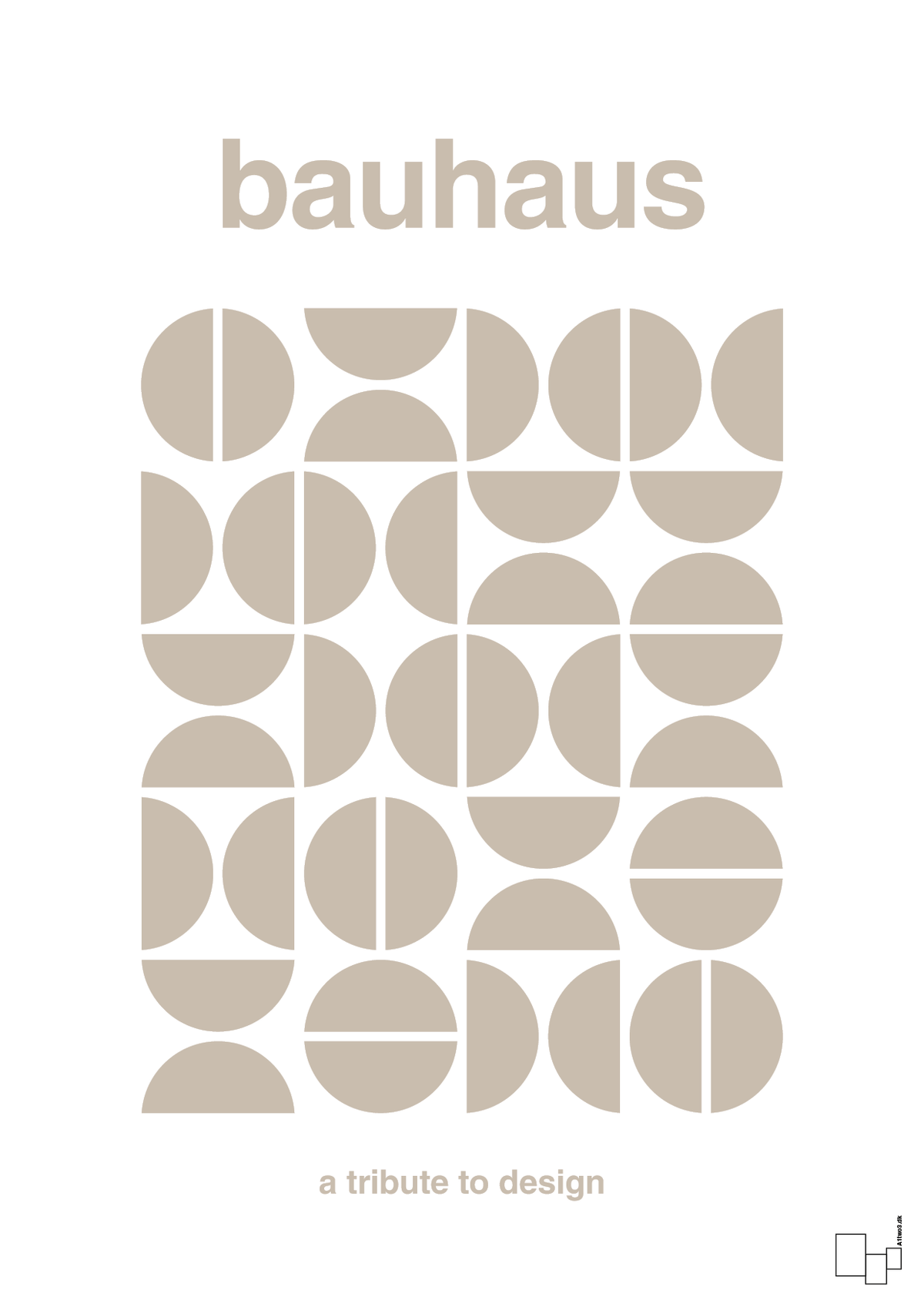plakat: bauhaus #5 - creamy mushroom-bauhaus-A1two3