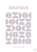 plakat: bauhaus #5 - dusty lilac-bauhaus-A1two3